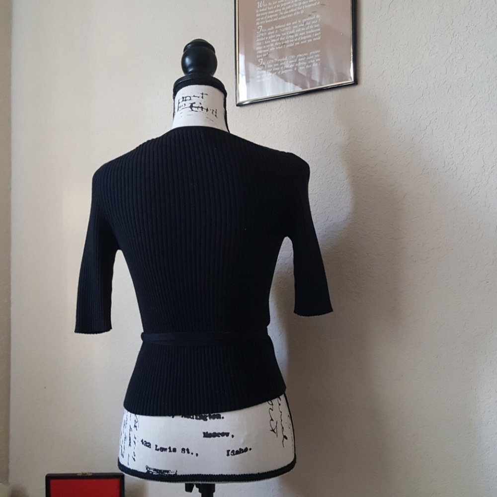 Express wrap sweater top - Picture 3 of 4